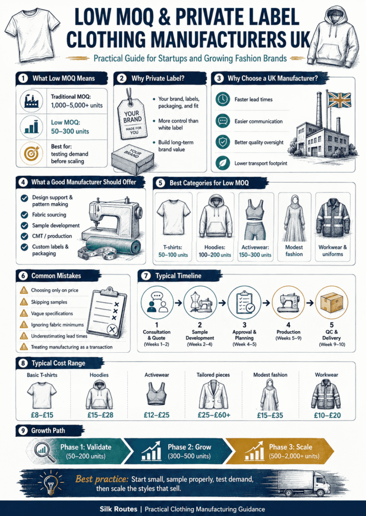 Clothing manufacturing guide for startups