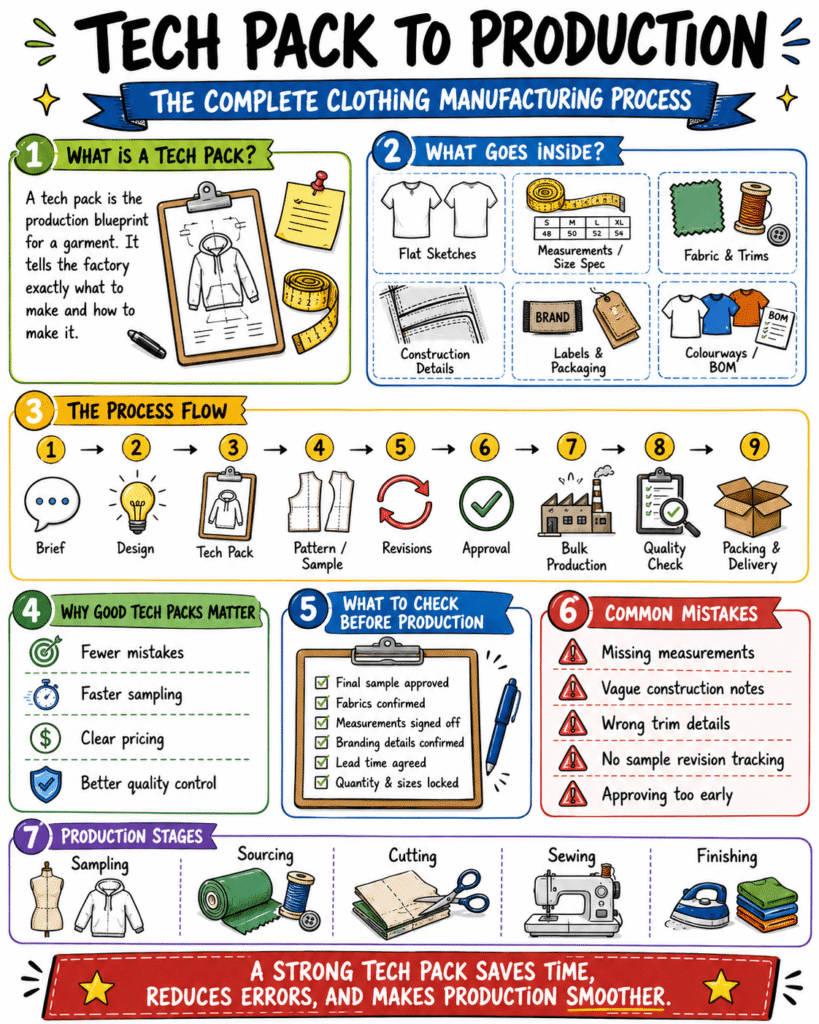 Clothing manufacturing process: A visual guide