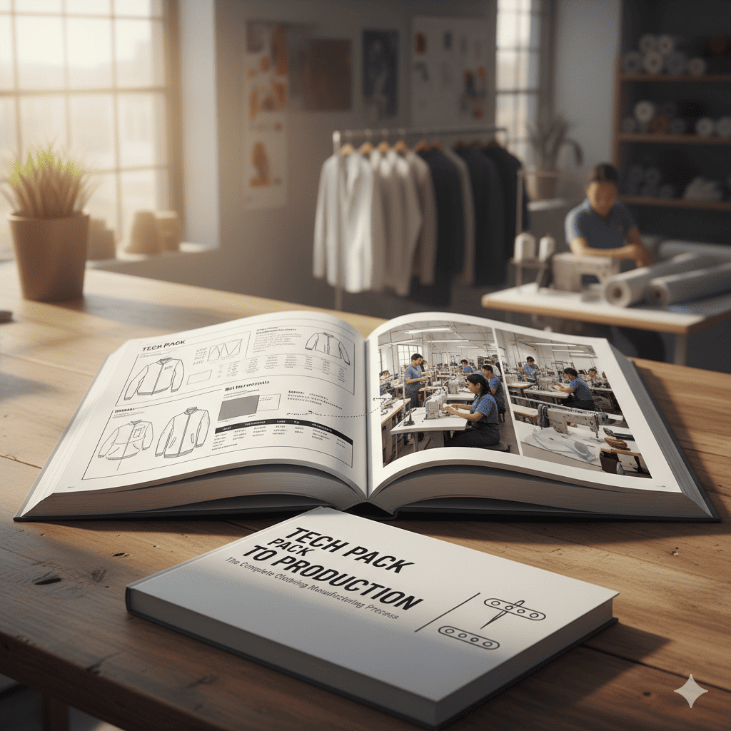 Tech Pack to Production: The Complete Clothing Manufacturing Process