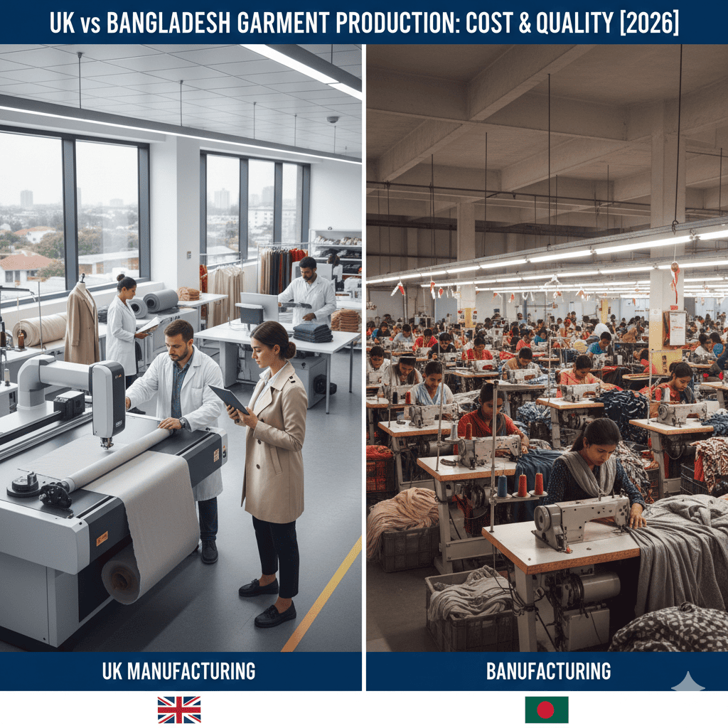 UK vs Bangladesh Garment Production: Cost & Quality