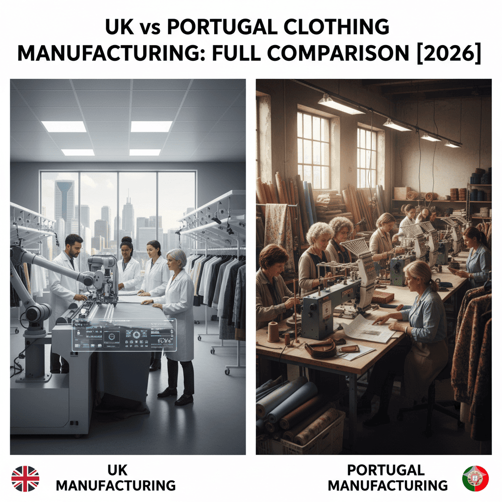 UK vs Portugal Clothing Manufacturing: Full Comparison