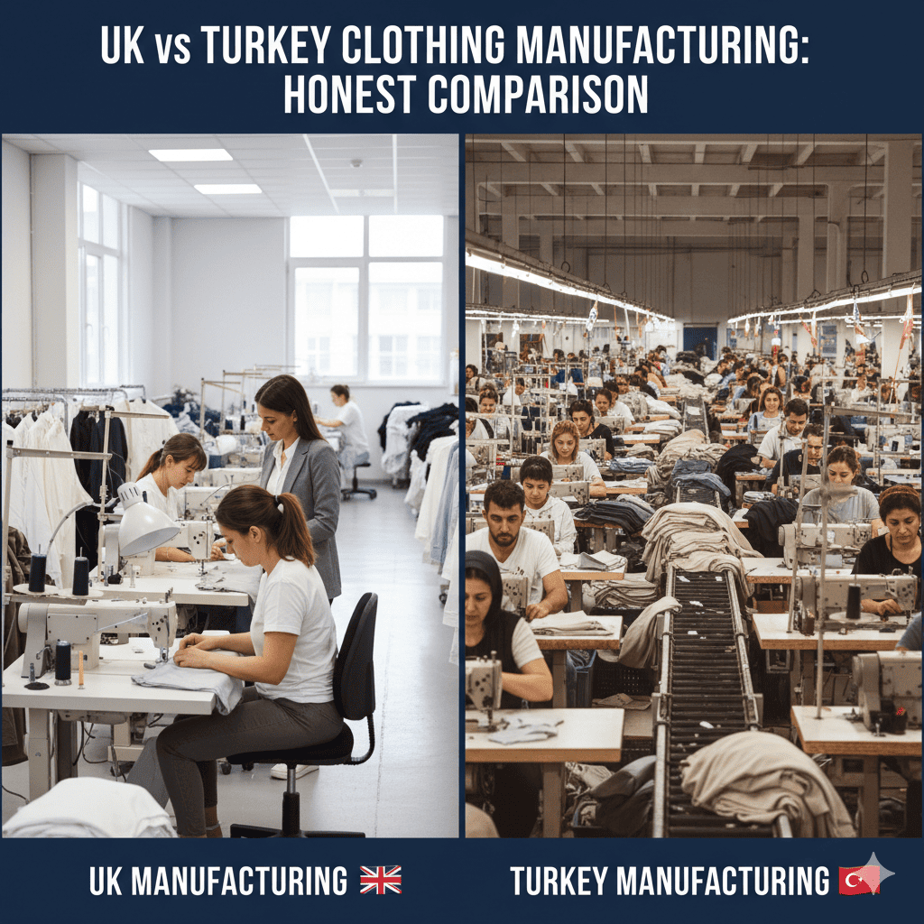 UK vs Turkey Clothing Manufacturing: Honest Comparison [2026]