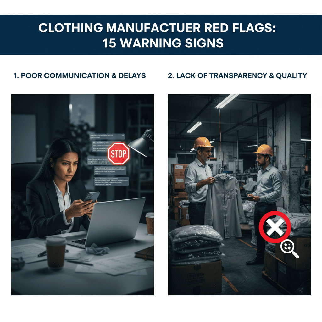 Clothing Manufacturer Red Flags: 15 Warning Signs