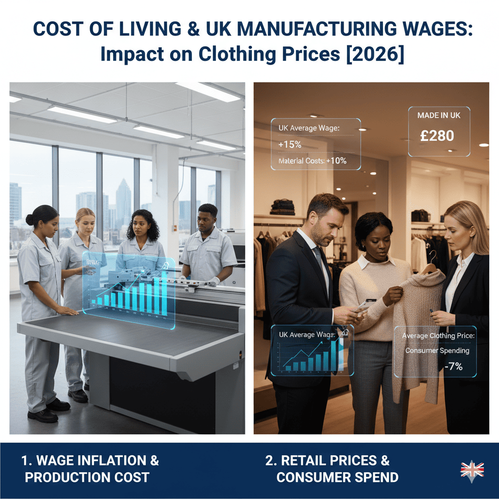 Cost of Living & UK Manufacturing Wages: Impact on Clothing Prices