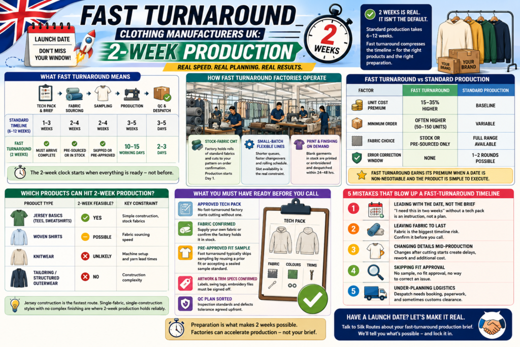 Fast clothing production guide UK