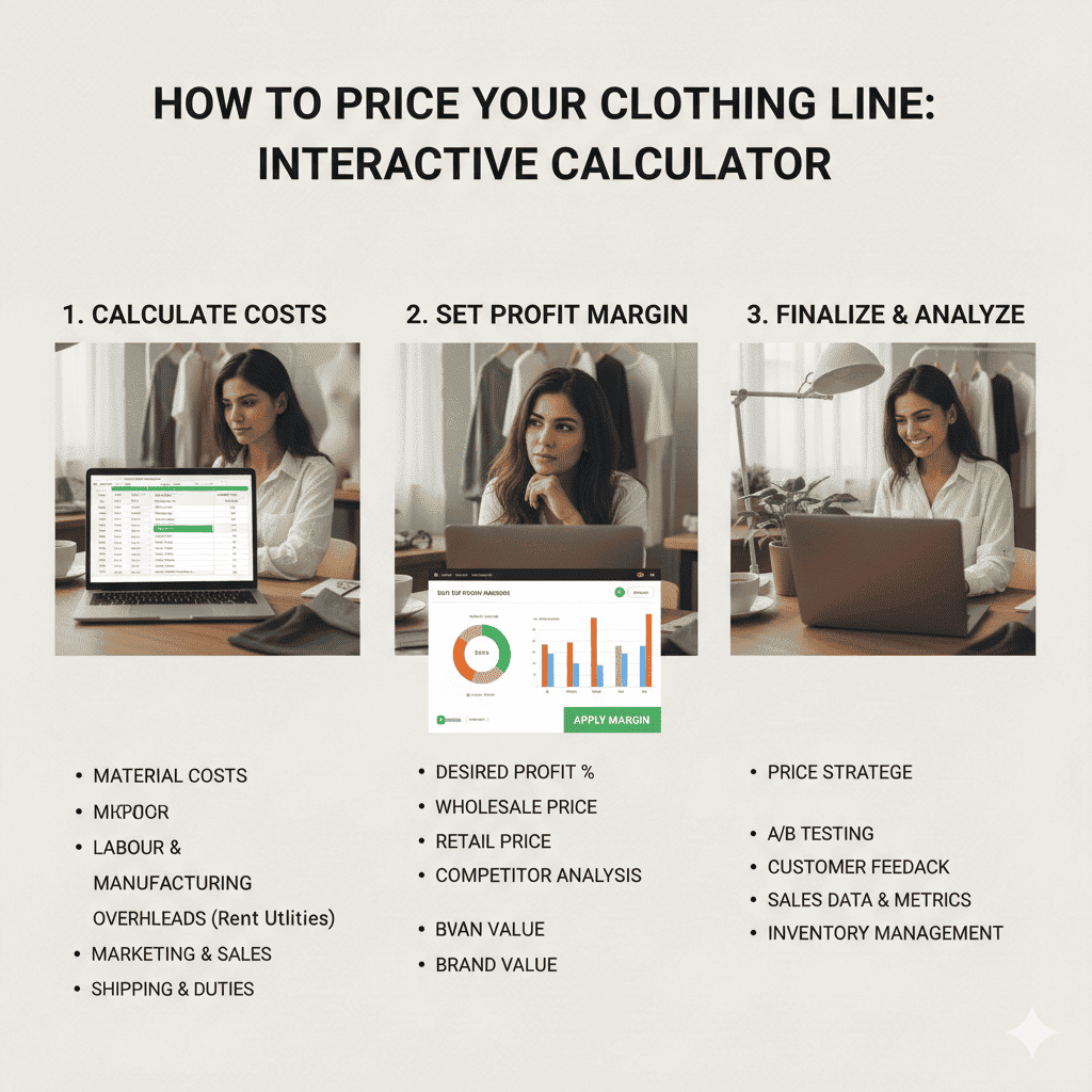 How to Price Your Clothing Line [Calculator]
