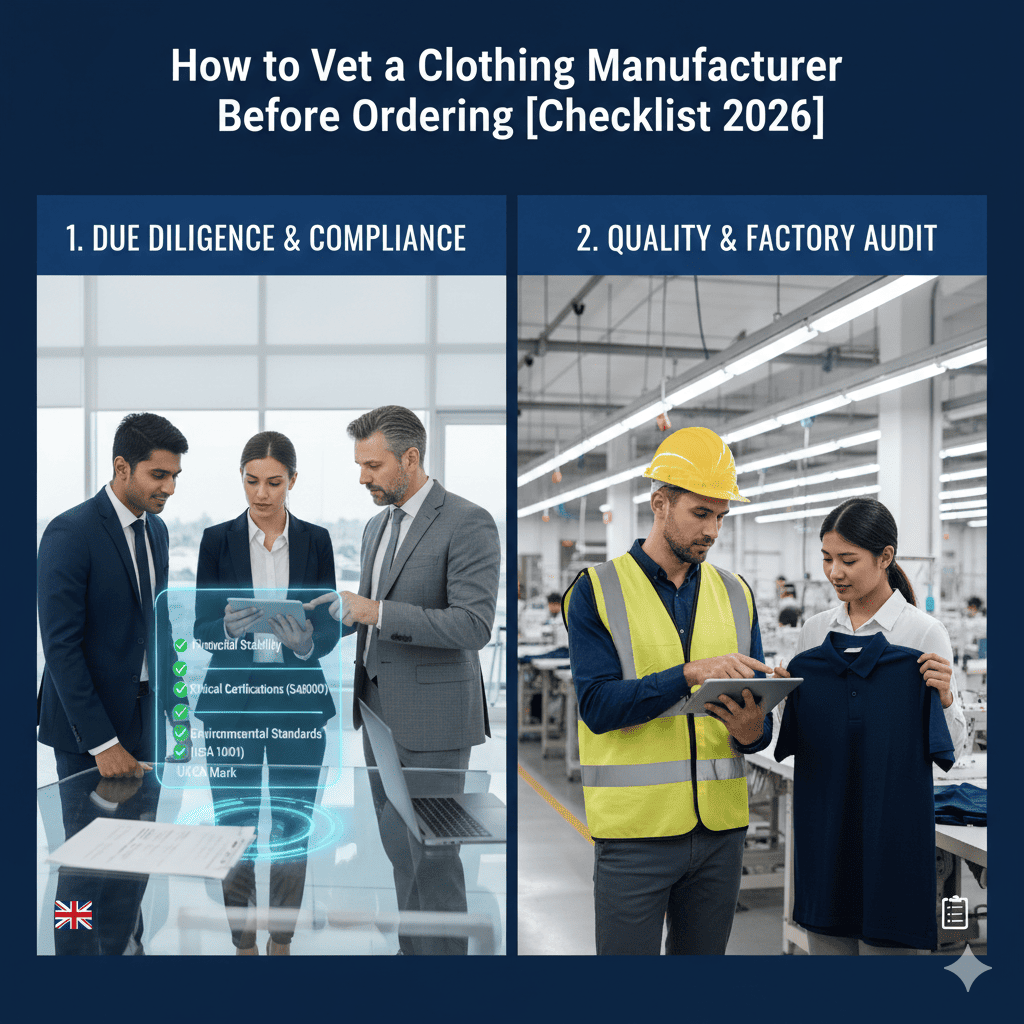 How to Vet a Clothing Manufacturer Before Ordering