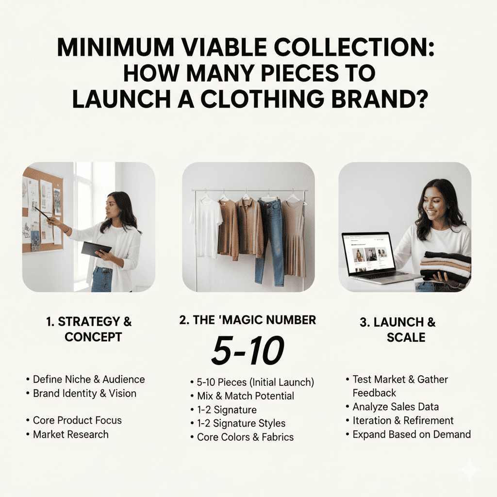 Minimum Viable Collection: How Many Pieces to Launch a Clothing Brand?