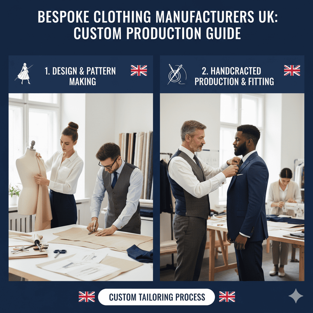 Bespoke Clothing Manufacturers UK: Custom Production Guide