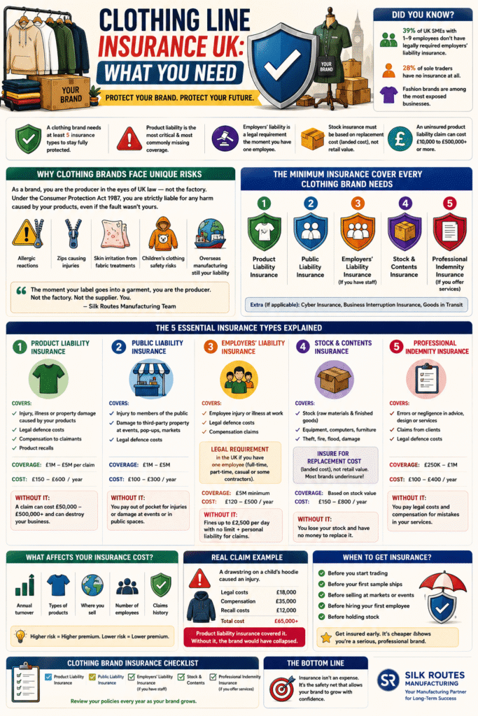 Essential insurance guide for clothing brands
