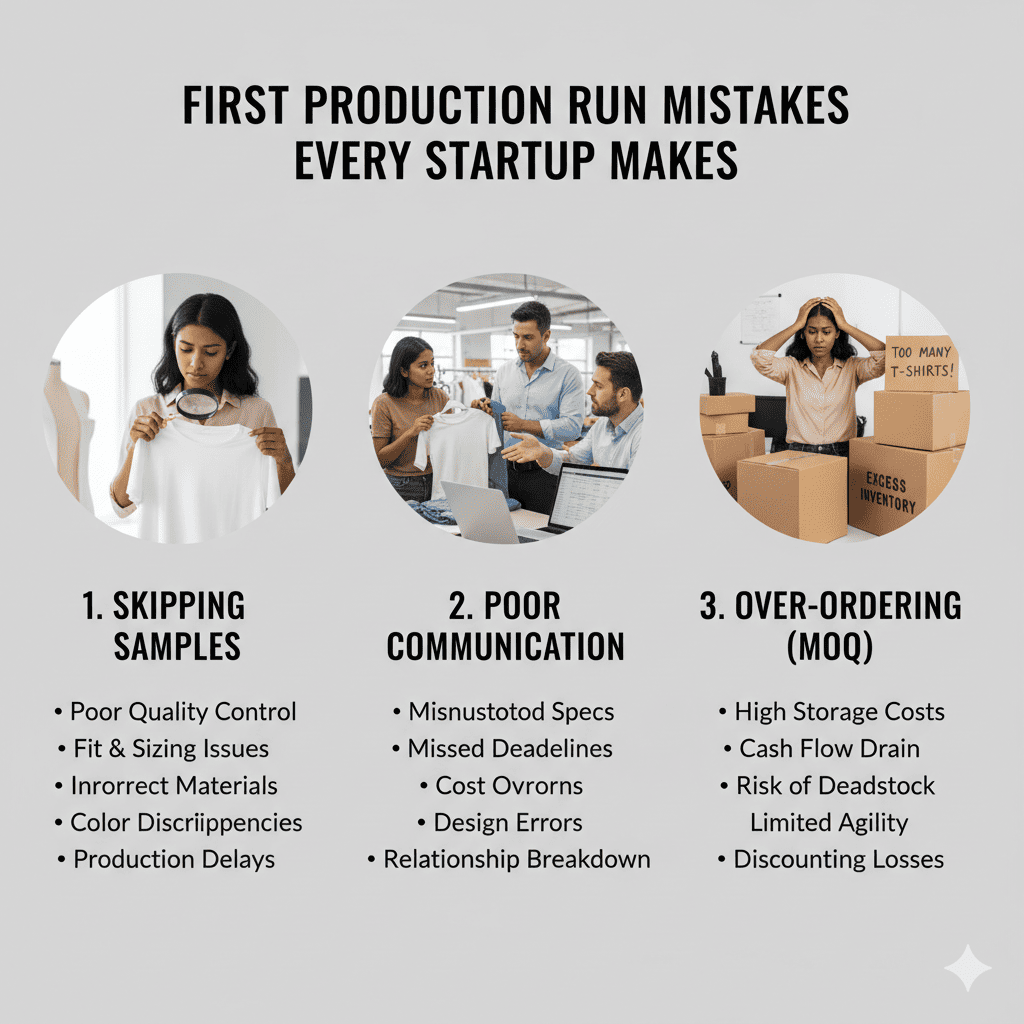 First Production Run Mistakes Every Startup Makes