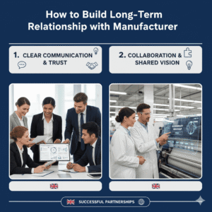 How to Build Long-Term Relationship with Manufacturer