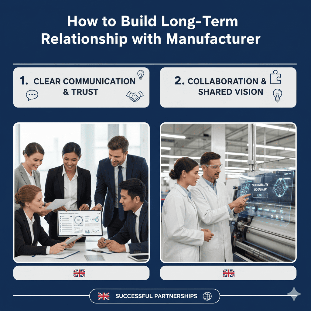 How to Build Long-Term Relationship with Manufacturer