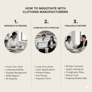 How to Negotiate with Clothing Manufacturers
