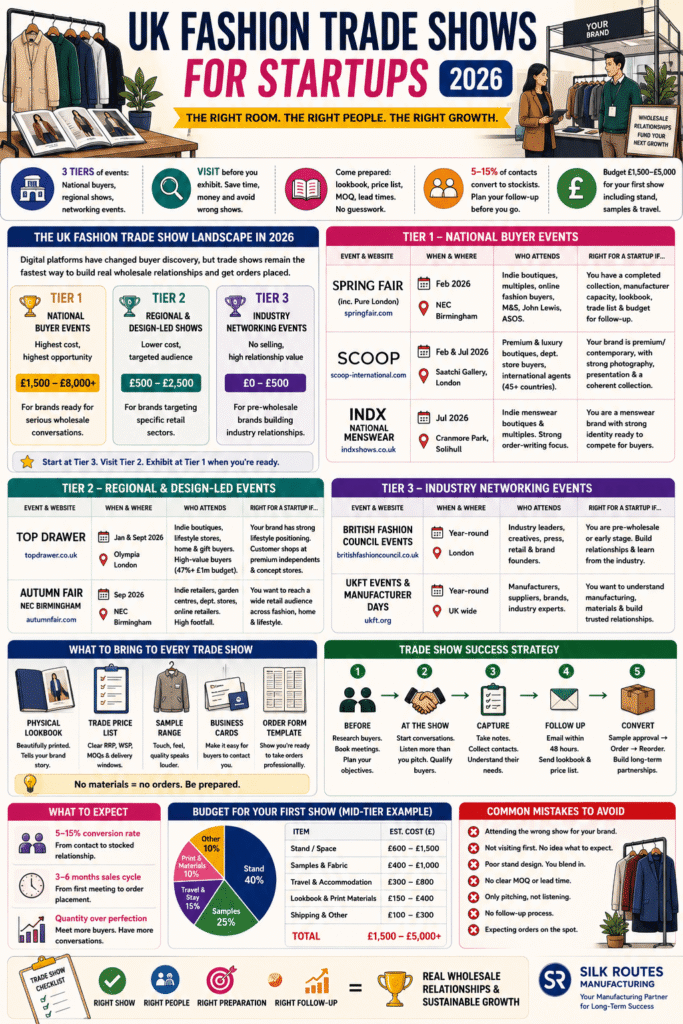 UK fashion trade shows guide 2026