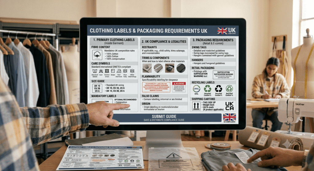 Clothing Labels & Packaging Requirements UK