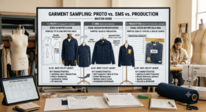 Garment Sampling: Proto vs SMS vs Production
