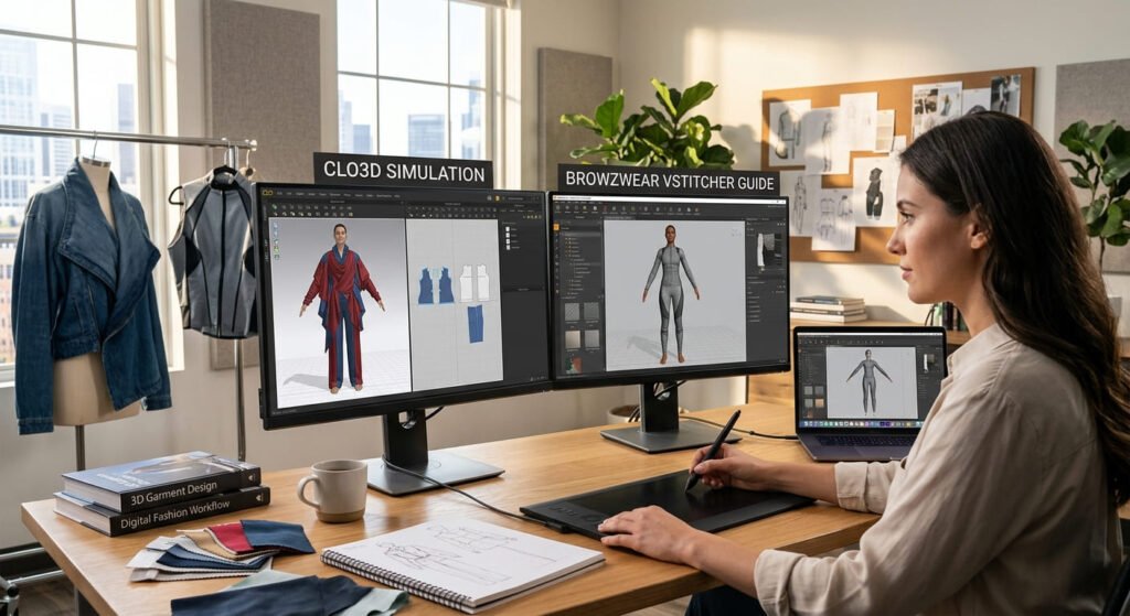 3D Garment Design: CLO3D & Browzwear Guide