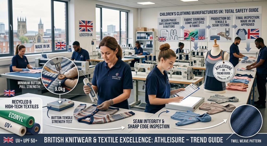 Childrens Clothing Manufacturers UK- Safety
