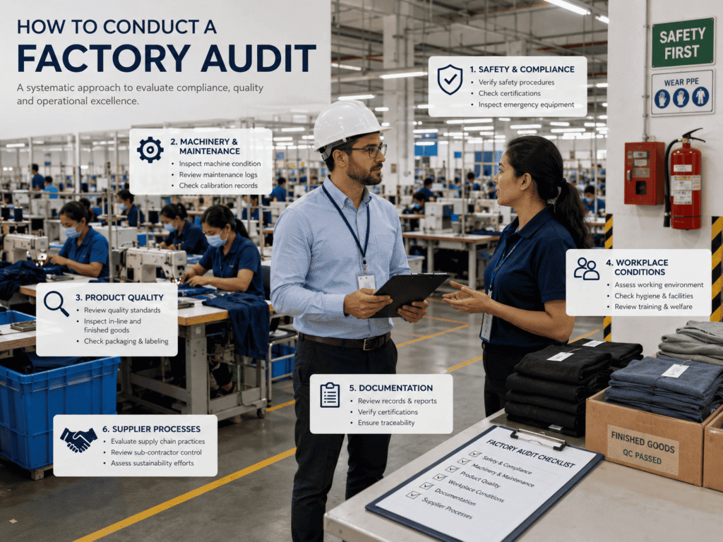 Factory audit checklist in action