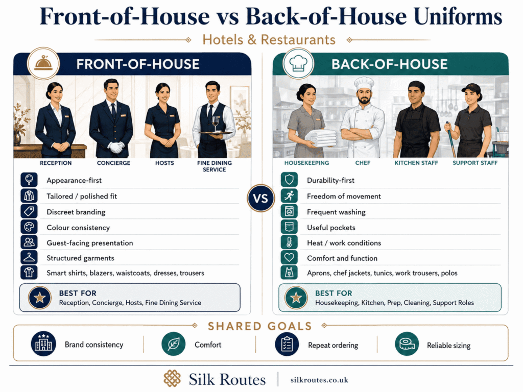 Hospitality Uniforms- Hotels & Restaurants