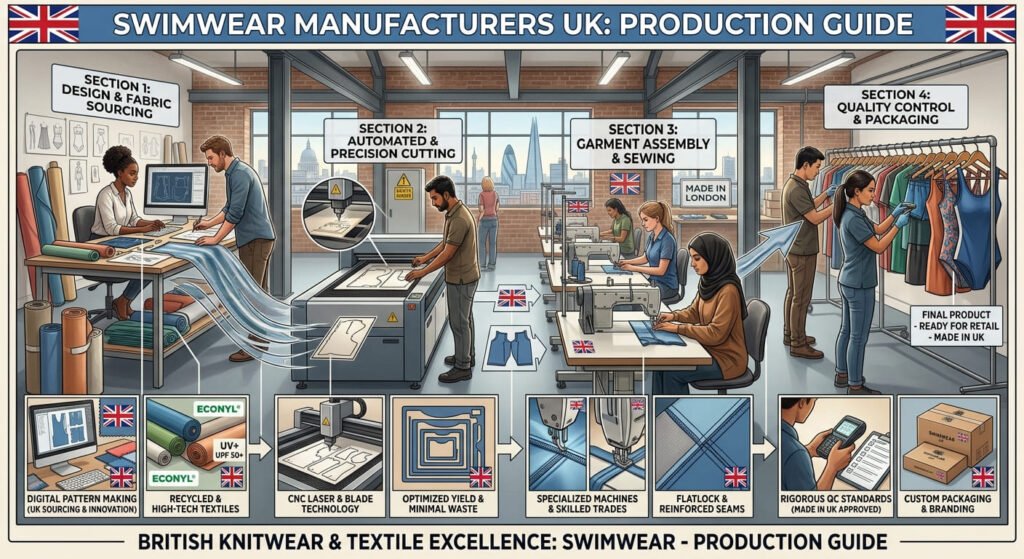 Swimwear Manufacturers UK: Production Guide